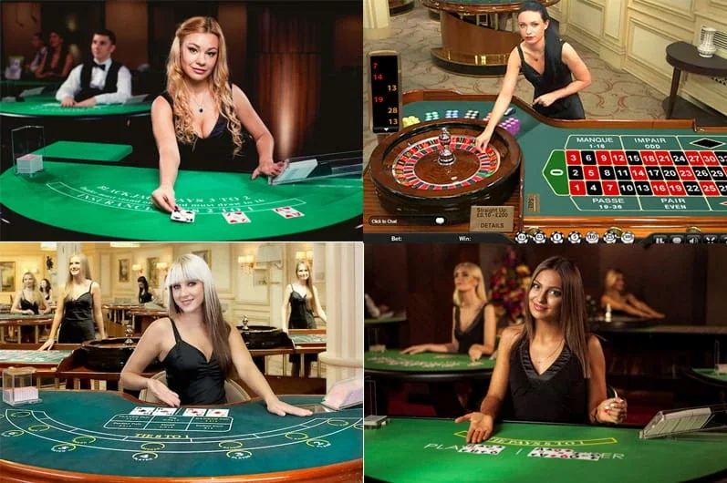 Suasana dealer dan meja baccarat di J200M