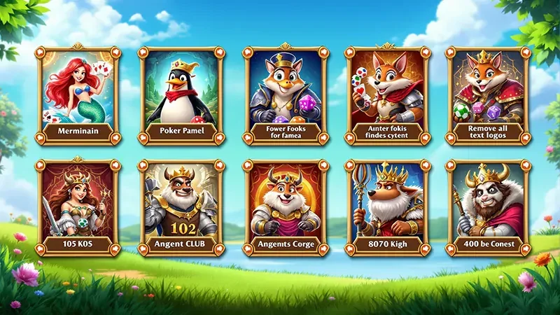 Antarmuka slot mobile dengan reel berwarna